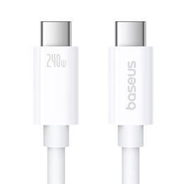 Baseus Superior Series 2 – kabel USB‑C 240 W USB4, 1 m - biały