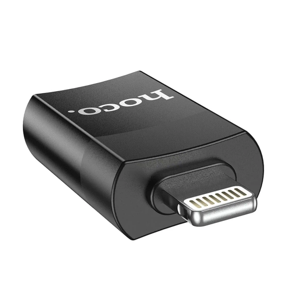 Adapter HOCO UA17 OTG USB-A do Lightning – czarny