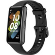 Pasek Silikonowy do Huawei Band 7, Czarny