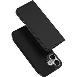 Etui Dux Ducis do iPhone 17, Skin Pro, z klapką, z miejscem na kartę,  czarne