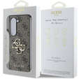 Etui GUESS do Samsung Galaxy Z Fold6, 4G Big Metal Logo, brązowe