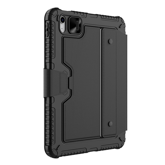Etui z klawiaturą do iPad 11" 2025 A16 (11 gen.) / iPad 10.9" 2022 (10 gen.), NILLKIN Bumper Pen Slot, czarne
