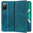 Etui do Samsung Galaxy S20 FE, Wallet Litchi Leather, zielone