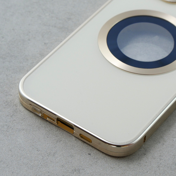 Etui Magnetic Dual Glass MagSafe do iPhone 11, złote