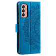 Etui z klapką do Samsung Galaxy A14 4G/5G, Mandala, niebieskie