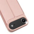 Etui Dux Ducis do iPhone 17 Air, Skin Pro, z klapką, z miejscem na kartę,  różowe