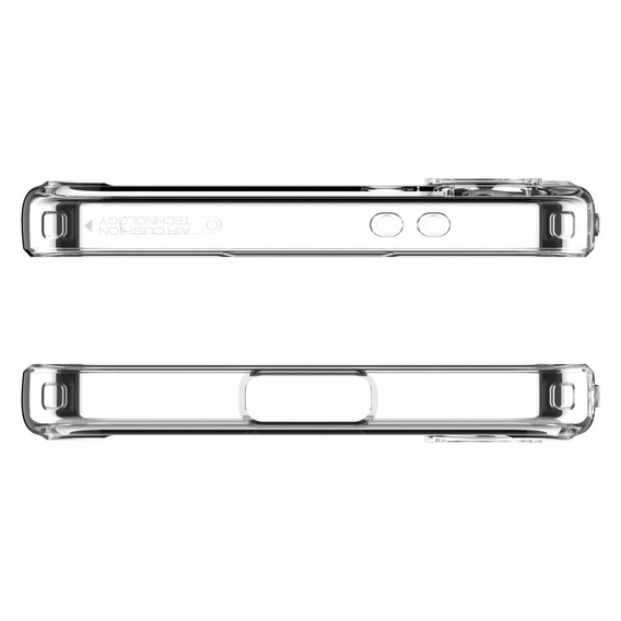 Etui Spigen do Samsung Galaxy S24 FE, Ultra Hybrid, przezroczyste + Szkło Hartowane 9H
