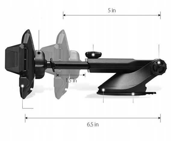 Uchwyt Samochodowy SPIGEN, TS35 , Czarny