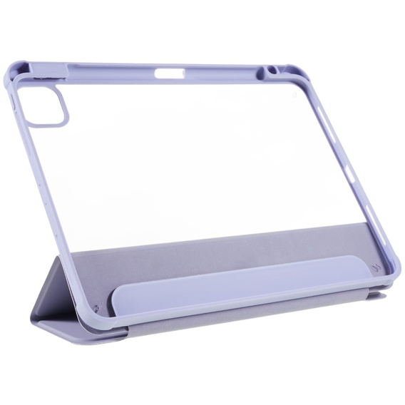 Etui do iPad Pro 12.9" 2022/2021/2020 (6/5/4 gen.), Smartcase Hybrid, z miejscem na rysik, fioletowe