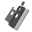 Etui do iPhone 15 Pro Max, ERBORD MagProtect Cam Slider do MagSafe, czarne + Szkło hartowane