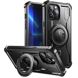 Etui pancerne do iPhone 13 Pro Max, Dexnor Full Body MagSafe, czarne