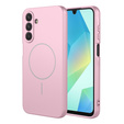 Etui silikonowe do Samsung Galaxy A17 5G, do MagSafe, różowe