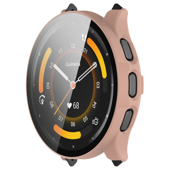 2w1 Etui + Szkło Hartowane do Garmin Venu 3, Różowe