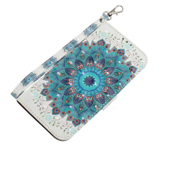 Zestaw Etui do Samsung Galaxy A54 5G, portfel z klapką, Mandala + szkło