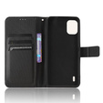 Etui z klapką do Nokia C12 4G, Wallet Smart Magnet, czarne