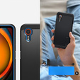 Etui Spigen Tough Armor do Samsung Galaxy XCover 7 Pro – Czarne