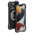 Etui R-JUST do iPhone 13 Pro, pancerne, do MagSafe, czarne