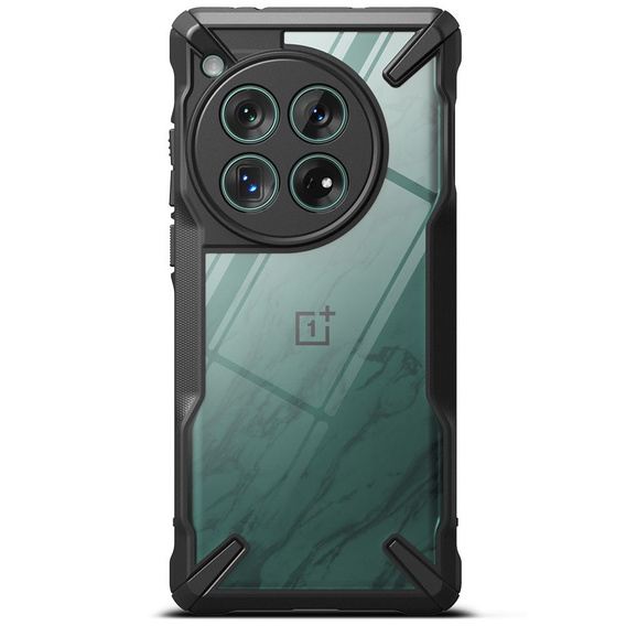 Etui Ringke Fusion X przezroczyste / czarne do OnePlus 12 5G
