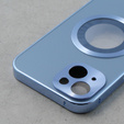 Etui do iPhone 13, Dual Glass, do Magsafe, niebieskie