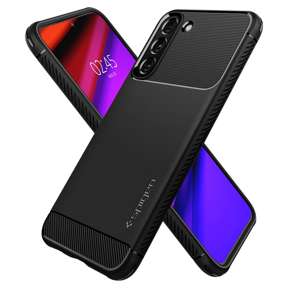 Etui Spigen do Samsung Galaxy S22, Rugged Armor, czarne