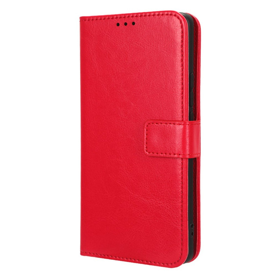 Etui z klapką do Realme 11 Pro 5G / Pro+ 5G, Crazy Horse Wallet, czerwone