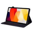 Etui z klapką i kieszeniami na karty do Xiaomi Redmi Pad 2 - Czarne