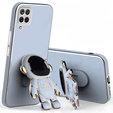 Zestaw Etui Electro do Samsung Galaxy M33, Astronauta, Niebieskie + Szkło