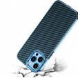 Etui Slim Carbon do iPhone 14 Pro Max, Blue
