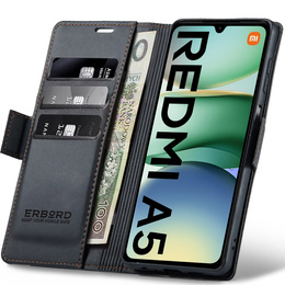Etui ERBORD Glossy Litchi portfel z klapką do Xiaomi Redmi A5