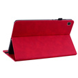 Etui do Samsung Galaxy Tab A7 Lite, Wallet Pen Slot, czerwone