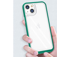 Etui ERBORD do iPhone 13 Mini, Hybrid Frame, Dark Green
