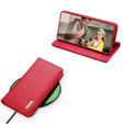 Etui Dux Ducis do Samsung Galaxy S25 Ultra, Hivo, czerwone