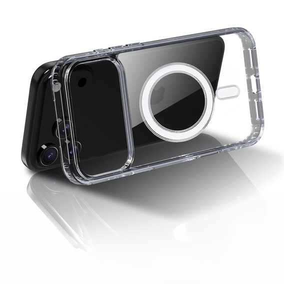 Etui magnetyczne TPU + Akryl do iPhone 17 Pro (kompatybilne z MagSafe)