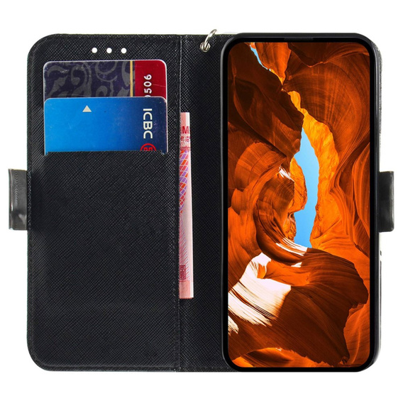 Etui z klapką do Motorola Moto E22 / E22i, Wallet, Mandala Flower