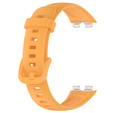 Pasek Silikonowy do Huawei Band 8 / Huawei Band 9 / Huawei Band 10, Żółty