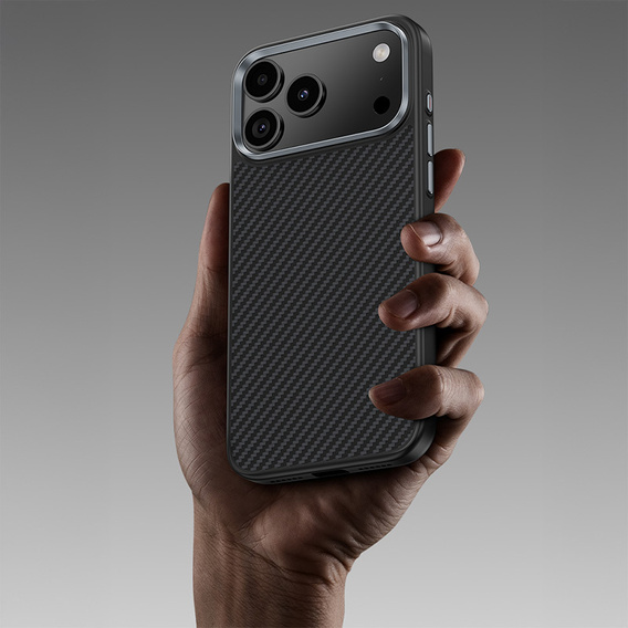 Etui BENKS Kevlar Armor PRO Carbon Fiber 600D A069 do MagSafe do iPhone 17 Pro