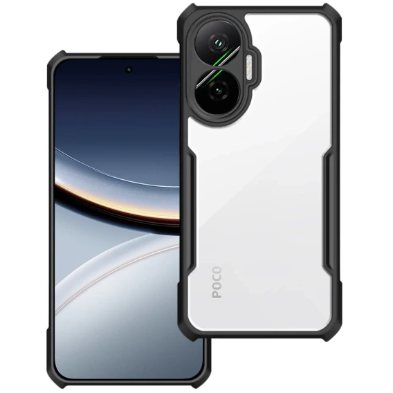 Etui do Xiaomi Poco F7, AntiDrop Hybrid, czarne