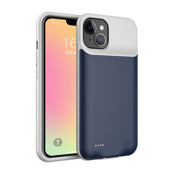 Etui z Baterią 6000mAh do iPhone 13 Mini - Blue