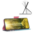Etui z klapką do Infinix Hot 40i, Wallet, Sakura niebieskie