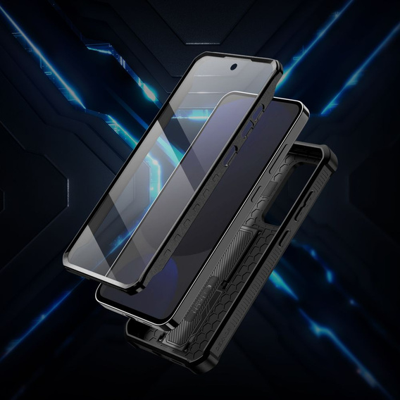 Etui Tech-Protect do Samsung Galaxy S24 FE, Kevlar Cam+, Czarne