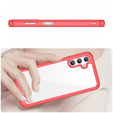 Etui do Samsung Galaxy A14 4G/5G, Fusion Hybrid, przezroczyste / czerwone