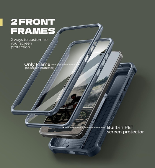 Etui pancerne Dexnor Full Body (Two Frames) do Samsung Galaxy S25 FE