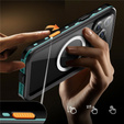 Etui do iPhone 17 Pro Max, Wodoodporne IP68, SHELLBOX MagSafe, niebieskie