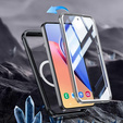 Etui do Samsung Galaxy A55 5G, Shockproof, ze szkłem, do MagSafe, czarne