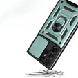 Etui pancerne do Samsung Galaxy S23 Ultra, CamShield Slide, zielone