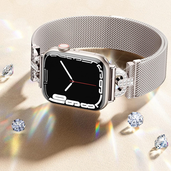 Bransoleta do Apple Watch 1/2/3/4/5/6/7/8/9/10/11/SE 38/40/41/42mm, Beżowa