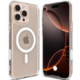 Etui z MagSafe Spigen do iPhone 16 Pro, Ultra Hybrid "T", Przezroczyste + Szkło