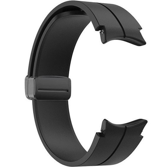 Pasek Silikonowy do Samsung Galaxy Watch 4/5/6 40/42/43/44/45/46/47mm, Czarny