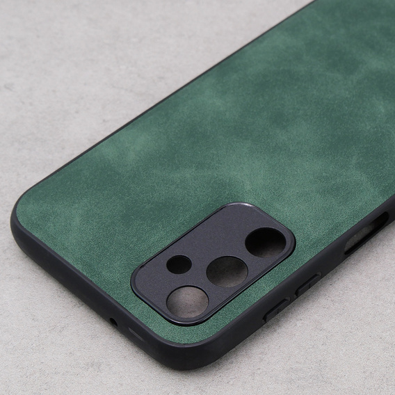 Etui do Samsung Galaxy A14 5G, ERBORD Business, z blaszką do uchwytów samochodowych, zielone