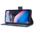 Etui z klapką do Cat S75 5G, Wallet Litchi Magnet, granatowe